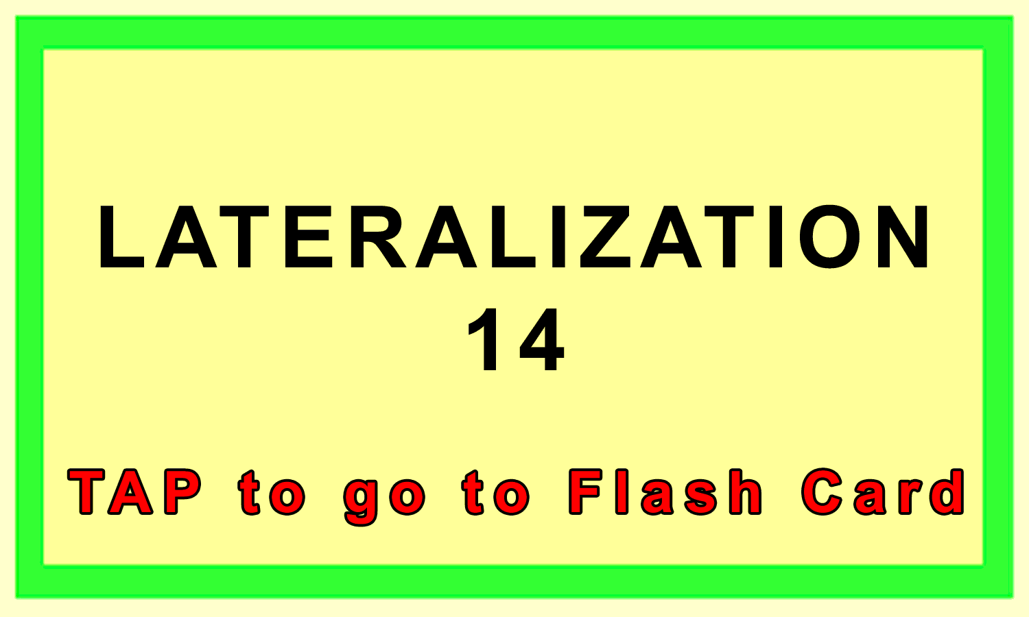 Lateralization Front